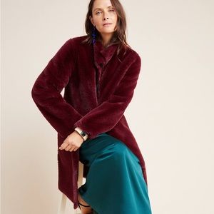 Velvet By Graham And Spencer Mina Reversible Faux Fur Coat